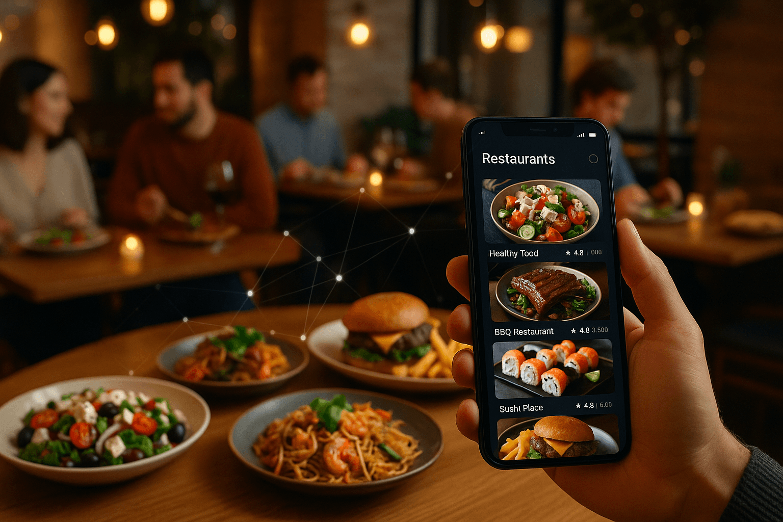 Restaurant management dashboard